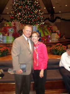 Tom and Cee Jay at Keith Moores church in Branson