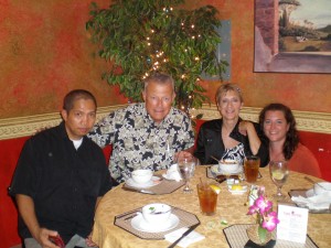 Fellowship with friends over lunch